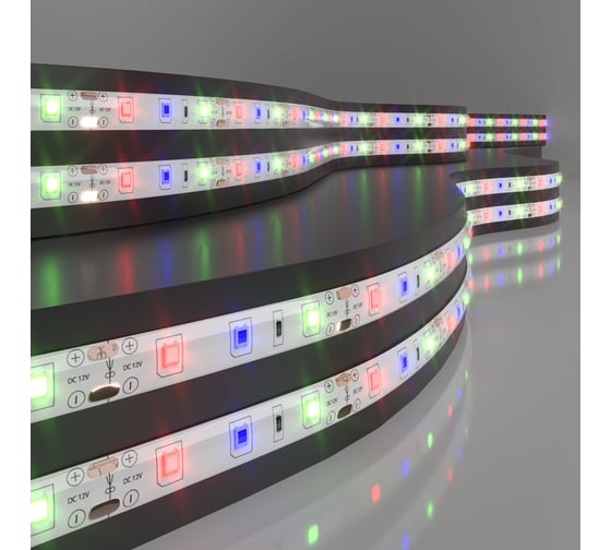 Светодиодная лента Elektrostandard 2835, 12V, 60Led, 4.8W, IP65, RGB a050579