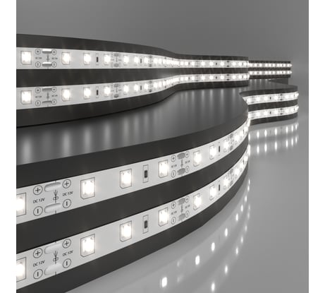 Светодиодная лента Elektrostandard 2835, 12V, 60Led, 4.8W, IP20, 4200K, дневной белый a050576