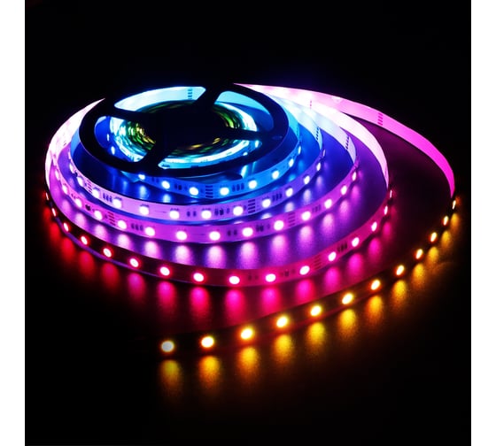 Светодиодная лента Elektrostandard, 5050, 12V, 30Led, 7.2W, RW, IP20, 5m Бегущая волна a049846