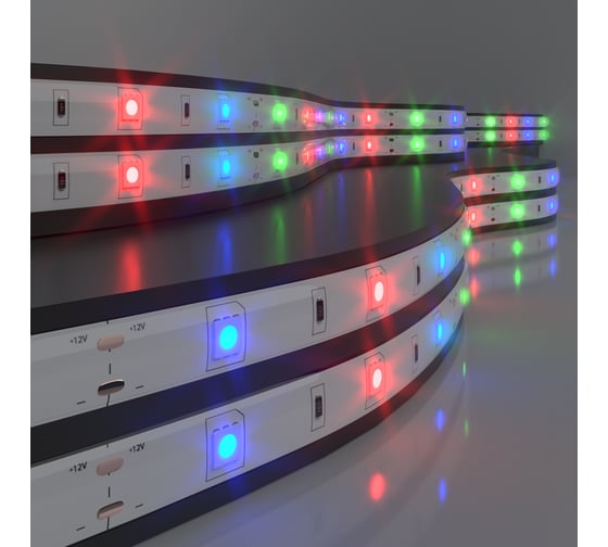 Светодиодная лента Elektrostandard, 5050, 12V, 30Led, 7.2W, RW, IP20, 5m Бегущая волна a049846 1