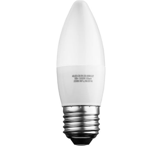 Светодиодная лампа Sweko 5 шт. 42LED-C35-5W-230-4000K-E27_5