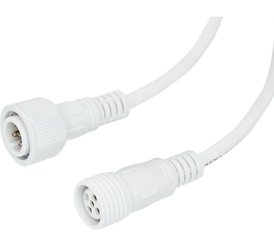 Соединительный кабель REXANT /5pin/ герметичный /IP67/ 5х0.5мм2 белый 11-9450