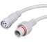 Соединительный кабель 3-контактный (3pin) IP67 3х0.5мм2 белый REXANT 11-9530 1