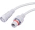Соединительный кабель 2-контактный (2pin) IP67 2х1,0мм2 белый REXANT 11-9820 1