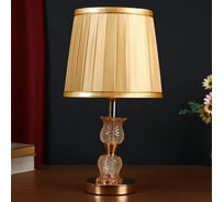 Настольная лампа RISALUX с подсветкой LED 58076/1 E27 40Вт золото 23х23х40см 5043832