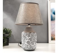 Настольная лампа RISALUX 16425/1WT E14 40Вт бело-серый 22х22х36 см 5469662