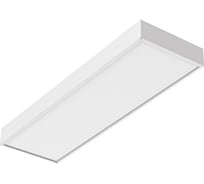 Светодиодный светильник VARTON A170 2.0 офисный, встраиваемый/накладной, 16 Вт, 3000 K, 595x180x50 мм, IP40, с опаловым рассеивателем, белый, аварийный, автономный, постоянного действия V1-A0-00170-01OPA-4001630