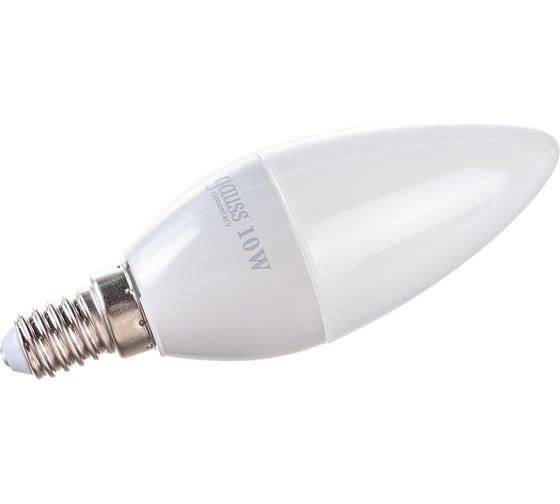 Лампа GAUSS Elementary Свеча 10W 750lm 6500K Е14 LED 1/10/100 33130