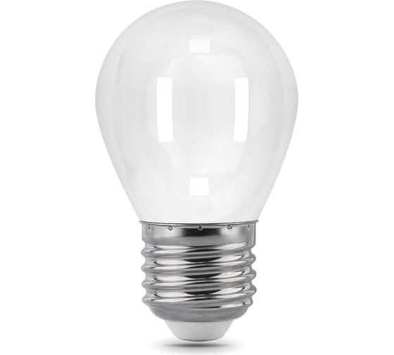 Лампа GAUSS Filament Шар 9W 590lm 3000К Е27 milky LED 1/10/50 105202109