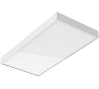 Светодиодный светильник VARTON A370 2.0 офисный встраиваемый/накладной 595x295x50 мм 16 ВТ 6500 K IP40 с рассеивателем опал аварийный автономный постоянного действия V1-A0-00370-01OPA-4001665