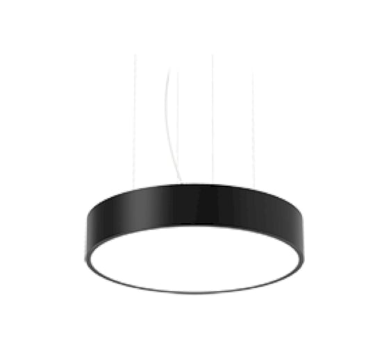 Светодиодный светильник VARTON Cosmo 600x115 мм 32 Вт CRI90 3000 K подвесной с рассеивателем опал RAL9005 черный муар V1-R0-90502-30000-2003230 1