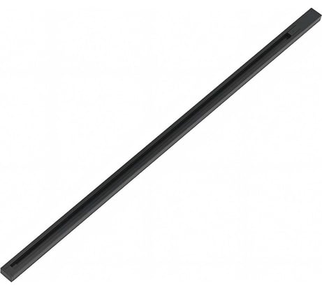 Накладной шинопровод GAUSS 1м черный с адаптером питания и заглушкой 1/20 TR103