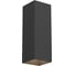 Светодиодный светильник VARTON WL-Cube настенный 10 Вт 4000 K 80x80x230 мм угол 60 IP54 RAL9005 черный муар V1-R5-91513-21000-5401040 1