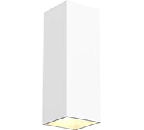 Светодиодный светильник VARTON WL-Cube настенный10 Вт 3000 K 80x80x230 мм угол 60 IP54 RAL9010 белый муар V1-R5-Y0513-21000-5401030