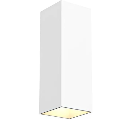 Светодиодный светильник VARTON WL-Cube настенный10 Вт 3000 K 80x80x230 мм угол 60 IP54 RAL9010 белый муар V1-R5-Y0513-21000-5401030 1