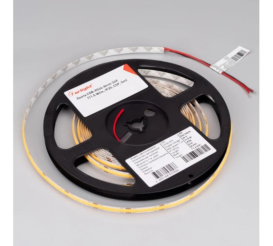 Светодиодная лента Arlight COB-X544-8mm 24V Warm3500 5м 044580(3)