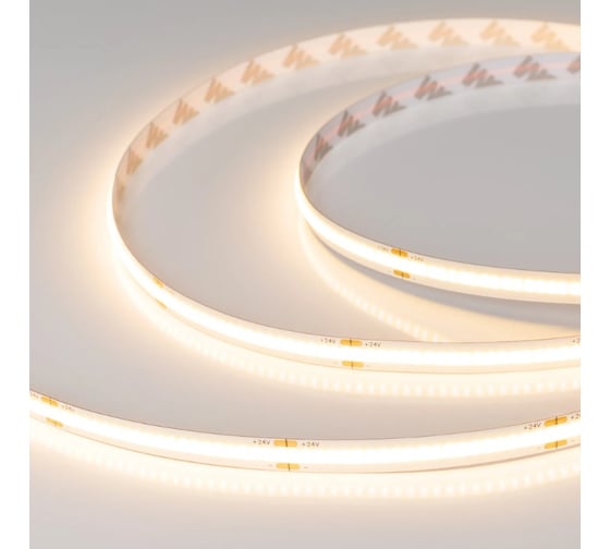 Светодиодная лента Arlight COB-X378-8mm 24V Warm2700 5м 031859(3)