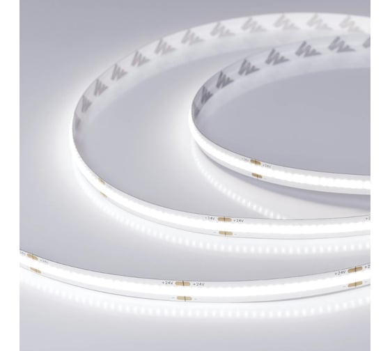 Светодиодная лента Arlight COB-X378-8mm 24V White6000 5м 031885(3)