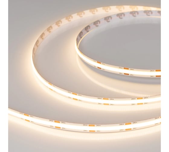 Светодиодная лента Arlight COB-X544-8mm 24V Warm3000 5м 031900(3)