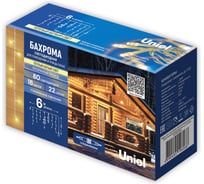 Гирлянда Uniel ULD-B6006-080/STK WARM WHITE IP44 UL-00012073
