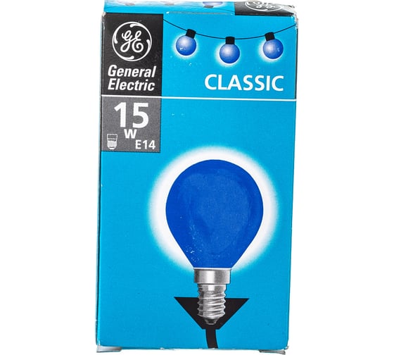 Лампа накаливания General Electric GE 15D1/B/E14 --50 92001