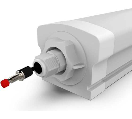 Светильник Gauss LED матовый с БАП UNIVERSAL 18Вт 1800lm 6500К IP65 605х60х56мм, 843424318A
