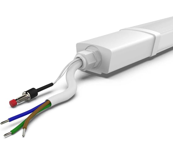 Светильник Gauss  LED линейный матовый с БАП ULTRACOMPACT 36Вт 3600lm 6500К IP65 1635х39х31.5, 143425336A