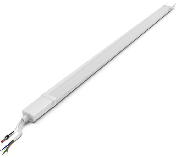 Светильник Gauss  LED линейный матовый с БАП ULTRACOMPACT 18Вт 1800lm 6500К IP65 1035х39х31.5, 143424318A 1