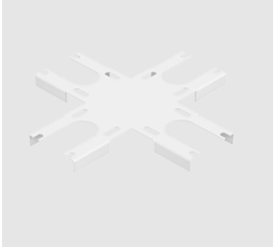 X-cоединение VARTON Mercury Mall IP54 комплект: 1шт RAL9003 белый муар V4-R0-00.0009.MIP-0003 1