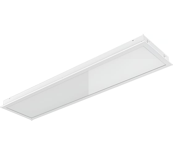 Светодиодный светильник VARTON тип кромки Vector 1194x294 35 Вт 4000 K IP40 аварийный автономный постоянного действия c равномерной засветкой с рассеивателем опал V1-A1-00352-10HGA-2003640 1