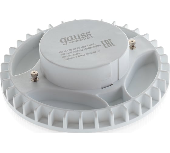 Лампа Gauss Elementary GX70 14W 1300lm 6500K LED 83834