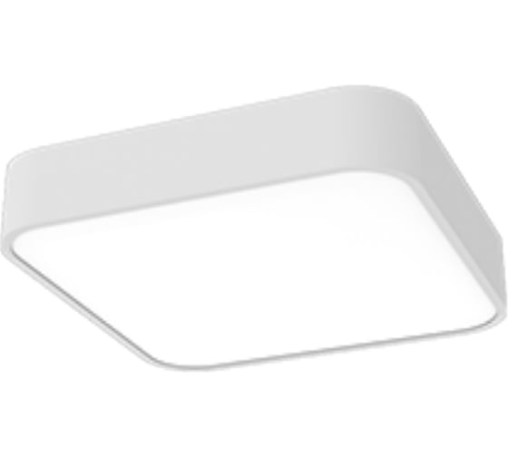 Светодиодный светильник подвесной VARTON COSMO Q 30 Вт, CRI90, 4000 K, 600x600 мм, RAL9003, белый муар, с рассеивателем опал V1-R0-0Q502-30000-2003040 1