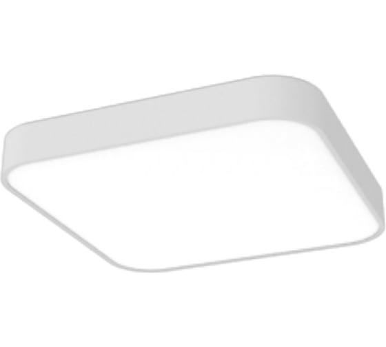 Светодиодный светильник подвесной VARTON COSMO Q 70 Вт, CRI90, 4000 К, 900x900 мм, RAL9003, белый муар, с рассеивателем опал, DALI V1-R0-0Q503-30D01-2007040 1