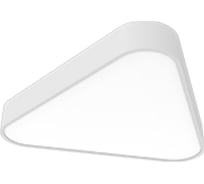 Светодиодный светильник подвесной VARTON COSMO T 50 Вт, CRI90, 3000 К, 900x813 мм, RAL9003, белый муар, с рассеивателем опал, DALI V1-R0-0T503-30D01-2005030