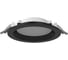 Светодиодный светильник VARTON DL-01 Pro 160 мм 20 Вт 3000 К CRI90 176x51 мм IP65/40 RAL9005 черный муар с рассеивателем опал аварийный автономный постоянного действия V1-RF-9R183-10A00-6502030 1
