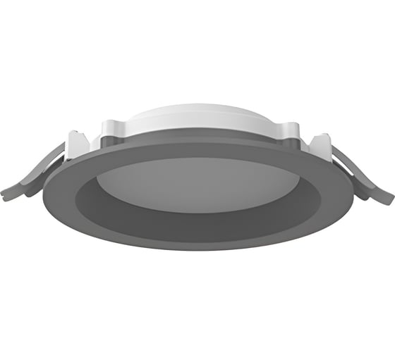 Светодиодный светильник VARTON DL-01 Pro 160 мм 25 Вт 3000 К CRI90 176x51 мм IP65/40 RAL7045 серый муар с рассеивателем опал аварийный автономный постоянного действия V1-RF-7R183-10A00-6502530
