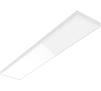 Светодиодный светильник VARTON A400 2.0 офисный встраиваемый/накладной 60 Вт 3000 К 1495x295x50 мм IP40 с рассеивателем опал аварийный автономный постоянного действия V1-A0-00400-01OPA-4006030