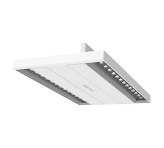 Светодиодный светильник VARTON TT-Crisp Double 295x200x90 мм 64 Вт 4000 К RAL9003 белый муар аварийный автономный постоянного действия V1-R1-00320-90A42-2006440