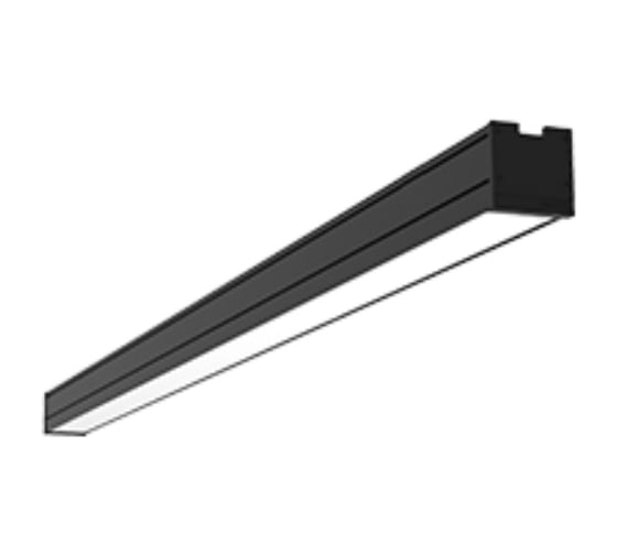 Светодиодный светильник VARTON Mercury Pro накладной 97 Вт 4000 К 2002x65x65 мм IP54 RAL9005 черный муар с рассеивателем опал аварийный автономный постоянного действия V1-R0-90259-20A00-5409740 1