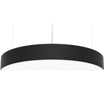 Светодиодный светильник VARTON Deleo подвесной 45 Вт CRI90 3000 К 600x80 мм с рассеивателем опал RAL9005 черный матовый V1-R0-90202-30000-2005530