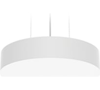 Светодиодный светильник VARTON Deleo подвесной 40 Вт CRI90 3000 К 400x80 мм с рассеивателем опал DALI RAL9003 белый матовый V1-R0-00201-30D01-2004030