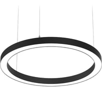 Светодиодный светильник VARTON Enso подвесной 30 Вт CRI90 600x40 мм 4000 K с рассеивателем опал RAL9005 черный матовый V1-R0-90524-30000-2003040