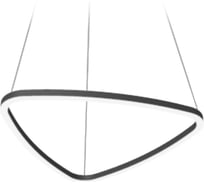 Светодиодный светильник VARTON Enso A 1100x1040x40 мм 78 Вт CRI90 4000 К подвесной RAL9005 черный матовый с рассеивателем опал V1-R0-9A524-30000-2007840