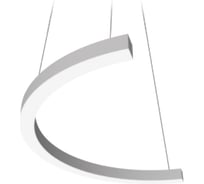 Светодиодный светильник VARTON Enso C 1050x525x40 мм 24 Вт CRI90 3000 К подвесной RAL9003 белый матовый с рассеивателем опал V1-R0-0C525-30000-2002430