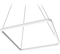 Светодиодный светильник VARTON Enso Q 990x990x40 мм 91 Вт CRI90 4000 K подвесной RAL9003 белый матовый с рассеивателем опал V1-R0-0Q525-30000-2009140