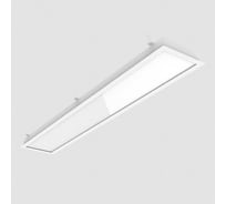 Светодиодный светильник VARTON GR350/F 2.0 30 Вт 4000 К 1219x325x50 мм (монт. 1188x294 мм) с рамкой, планками для подвеса и рассеивателем опал аварийный автономный постоянного действия V1-R3-00350-30OPA-4003040