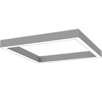 Светодиодный светильник VARTON Х-line квадратный подвесной 60 Вт 4000 K 575x575x100 мм металлик с рассеивателем опал V1-R0-0S828-02OP0-4006040