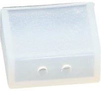 Силиконовая торцевая крышка VARTON для LED ленты 8 мм с двумя отверстиями для вывода проводов V4-R0-70.0007.KIT-0082