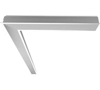 Светильник VARTON Universal-Line L-поворот правый/левый встраиваемый 650*650*69мм 25Вт 4000К IP40 металлик аварийный автономный постоянного действия V1-A1-70418-10A00-4002540