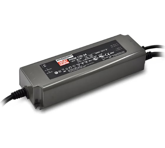 Драйвер VARTON 120Вт 24V для светодиодной ленты Meanwell IP67 DALI 191x63x38 мм PWM-120-24 DA 1